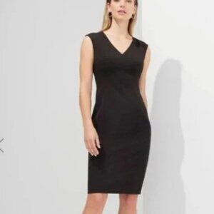 White House Demin Blue Market Classic Sheath Dress – Size 14 – NWT